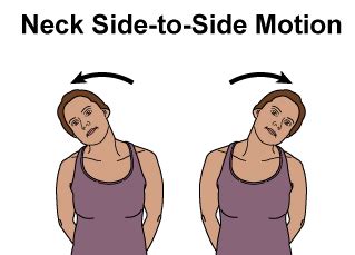 Active Range of Motion Exercises, Neck and Shoulders | Patient Handouts ...