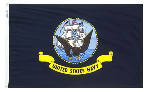 Buy 3 x 5' Nylon Navy Flag | Flag Store USA