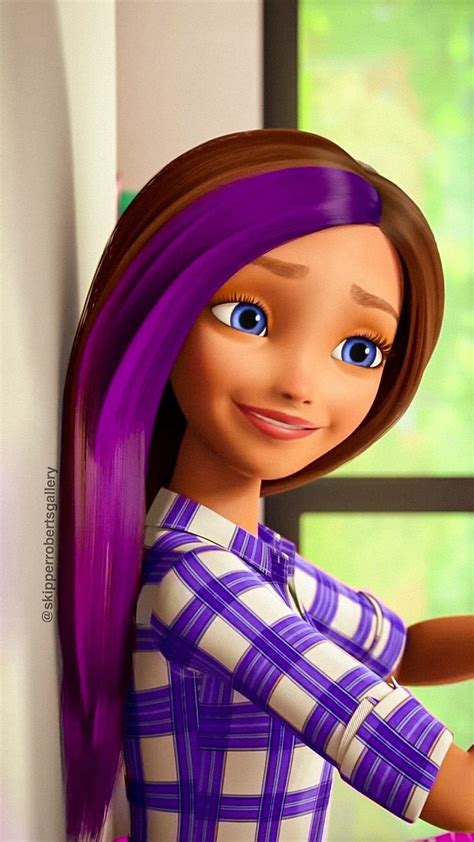 Skipper in purple, skipper from barbie dreamhouse HD phone wallpaper ...