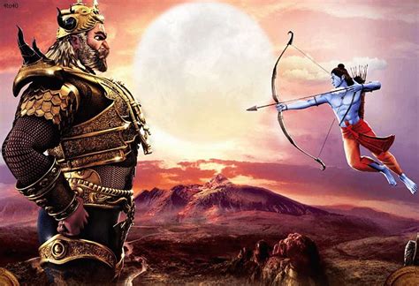 Lord Ram shooting arrow to Lord Ravan. | Dussehra images, Dussehra ...