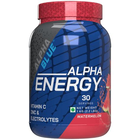 Alpha Energy (Vitamin C, Zinc & Electrolytes) – Alpha Blue Supplements