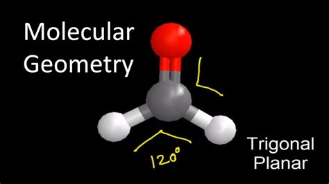 CH2O Molecular Geometry / Shape and Bond Angles - YouTube