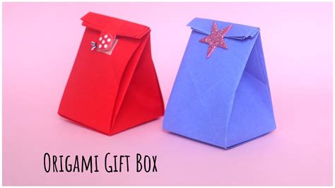 Easy Origami Gift Box Tutorial Step by Step