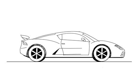 Basic Car Drawing at PaintingValley.com | Explore collection of Basic ...