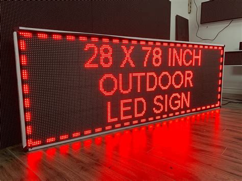 27" High Frame Sealed Outdoor LED Signs – PRO-LEDSIGN TECHNOLOGY INC.