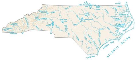 North Carolina County Map - GIS Geography