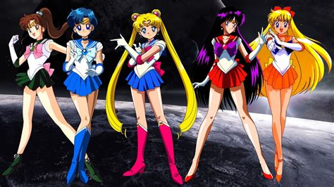 art, sc, sailor, Sailor Moon, venus, Sailor Venus, girls, mercury ...