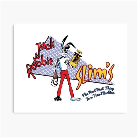 Jack Rabbit Slims Original Logo – Poster - Canvas Print - Wooden ...