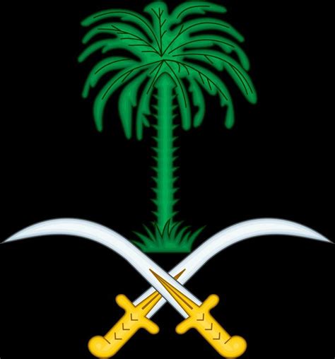 the emblem for the city of palm beach, florida with two crossed swords ...