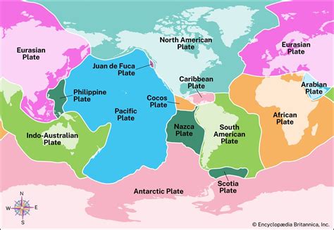 Tectonic Plates Diagram For Kids