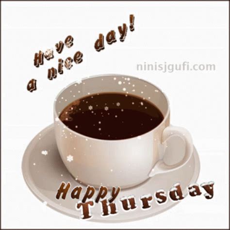 Happy Thursday Coffee GIF - HappyThursday Coffee HaveANiceDay ...