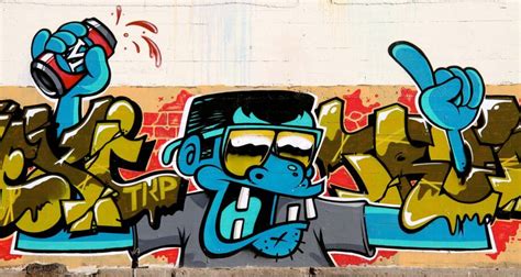 Why are the graffiti characters important for some street art artists?