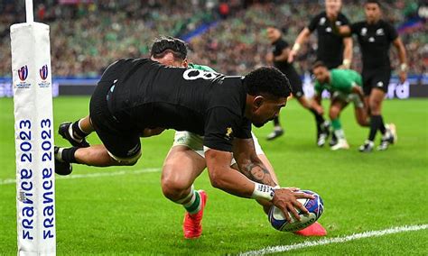 Match Centre: Rugby World Cup Quarter-Final: Ireland 24-28 New Zealand