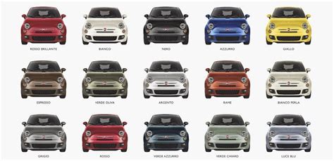 What color do you want your FIAT 500 in? Fiat 500e, Fiat Abarth, Mod ...