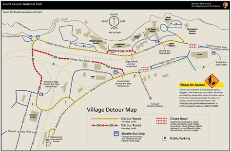 Village Detour Map