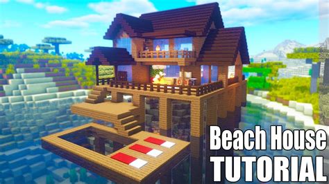 YouTube | Minecraft beach house, Beach house, Minecraft tutorial