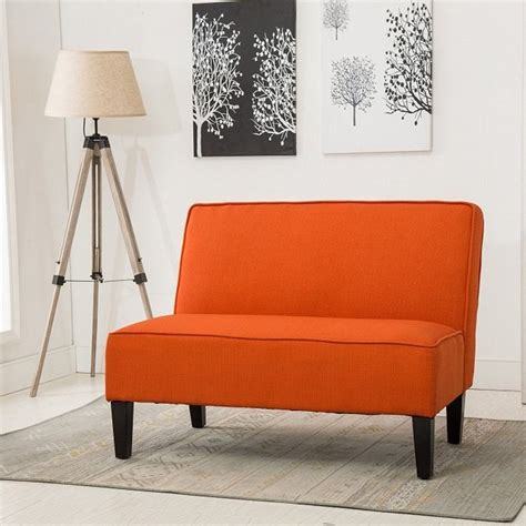 Changjie + Linen Settee Loveseat