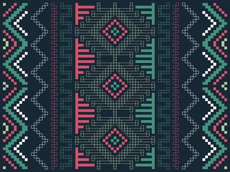 T'boli Pattern by Jojo Mendoza on Dribbble