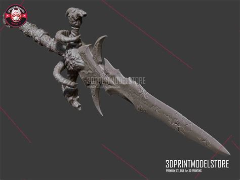 Frostmourne Lich King Sword Warcraft Cosplay Weapon | 3D models ...