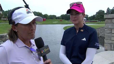 Paula Creamer First Round Interview | 2023 Dow Great Lakes Bay ...