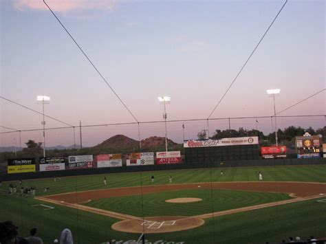 Sunset over Phoenix Municipal Stadium | Rhonda | Flickr