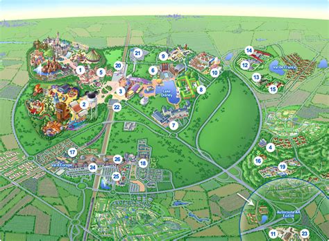 Map Of Disneyland Paris Dlp Guide Disneyland Paris Guides Photos | The ...