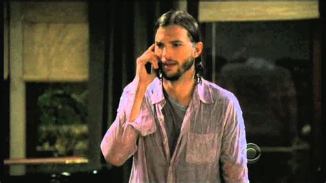 Ashton Kutcher makes his 'Two and a Half Men' debut - YouTube