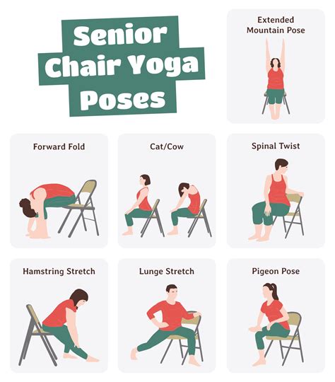 Free Printable Chair Yoga Exercises - Printable World Holiday