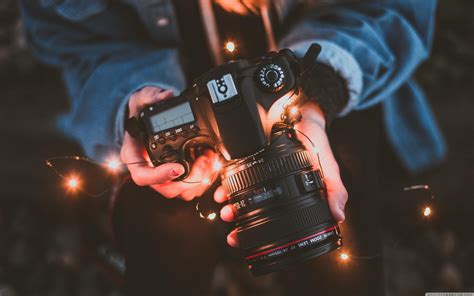 Girl Photographer With Canon