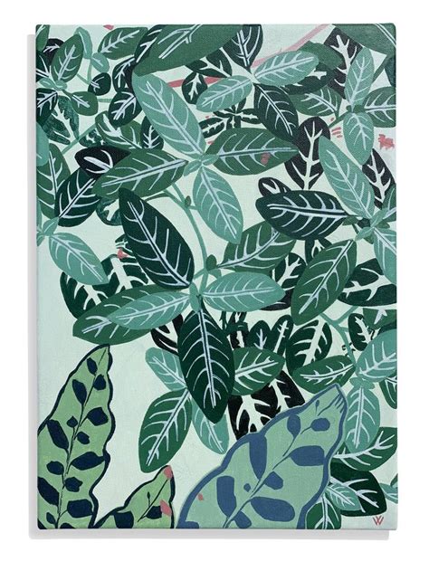 Green Leaves Painting by Vicky Wills | Saatchi Art