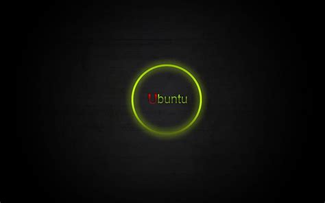 Ubuntu minimalism operating system emblem round logo green the ...