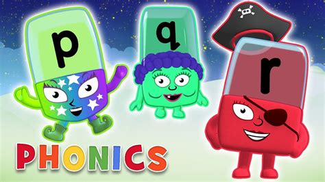 Phonics - Learn to Read | Letters P, Q, R | Alphablocks - YouTube