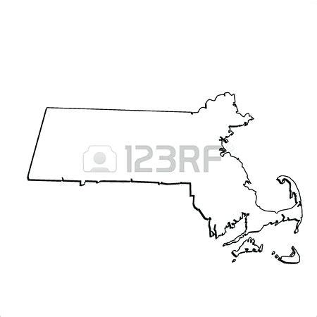 Massachusetts Outline Vector at Vectorified.com | Collection of ...