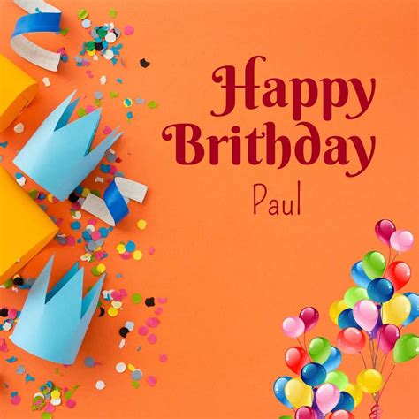 100+ HD Happy Birthday Paul Cake Images And Shayari