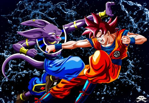 Beerus VS God Goku by Niiii-Link on DeviantArt