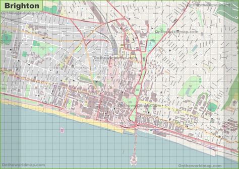 Road Map Of Brighton