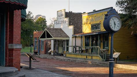 Old City Park in Dallas Texas with Its Old Buildings - DALLAS, UNITED ...