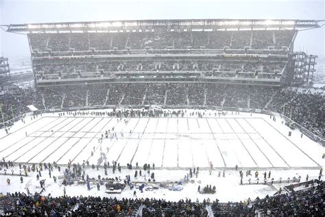 Any given snowday: Winter storms cause flurries on the field at Sunday ...