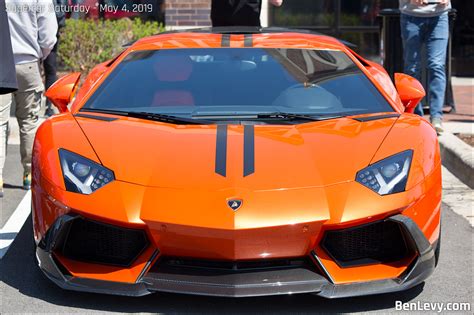 Orange Lamborghini Aventador - BenLevy.com