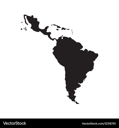 Latin America Map PNG