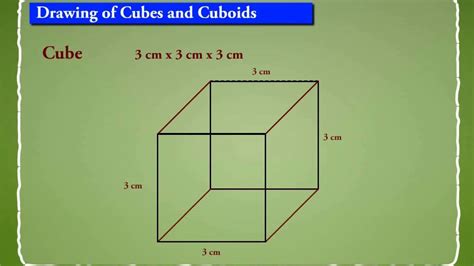 Drawing of Cubes and Cuboids - YouTube