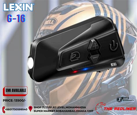 LEXIN HELMET INTERCOM G-16 – The Redliner