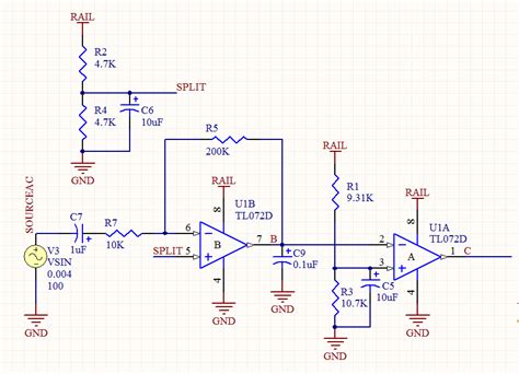 operational amplifier - Single supply op-amps in series - Electrical ...