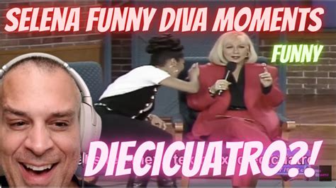 FUNNY DIVA MOMENTS | SELENA | 1ST REACTION - YouTube