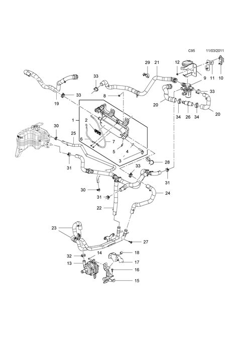 COOLANT SYSTEM [AUXILIARY HEATER (CHCM)] OPEL AMPERA