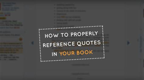 How to Properly Reference Quotes in Your Book - YouTube