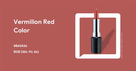 Vermilion Red color hex code is #B45A56