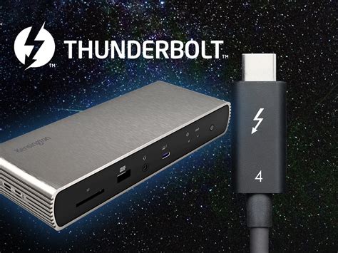 Kensington Unveils First Fully Powered Thunderbolt 4 Laptop Docking ...