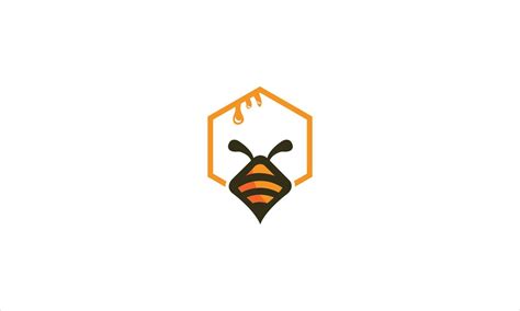 Honey bee vector logo template. Pro vector 16469673 Vector Art at Vecteezy