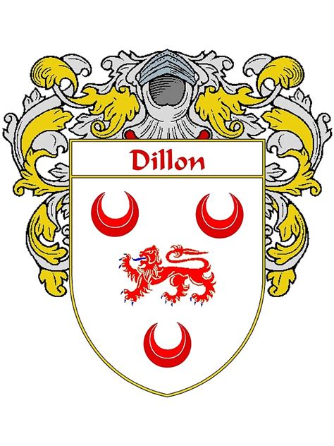 "Dillon Coat of Arms/Family Crest" by William Martin | Redbubble